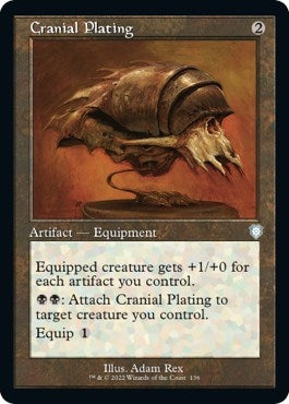 Image for Cranial Plating (Retro Frame) (136) - Magic: The Gathering