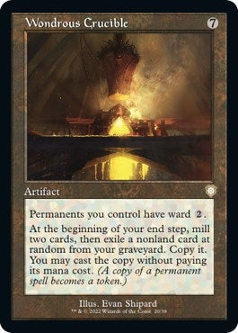 Image for Wondrous Crucible (Retro Frame) (20) - Magic: The Gathering