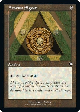 Image for Azorius Signet (Retro Frame) (133) - Magic: The Gathering