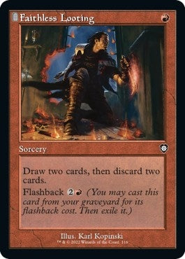 Image for Faithless Looting (Retro Frame) (116) - Magic: The Gathering