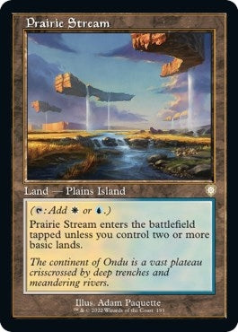 Image for Prairie Stream (Retro Frame) (193) - Magic: The Gathering