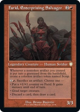 Image for Farid, Enterprising Salvager (Retro Frame) (13) - Magic: The Gathering