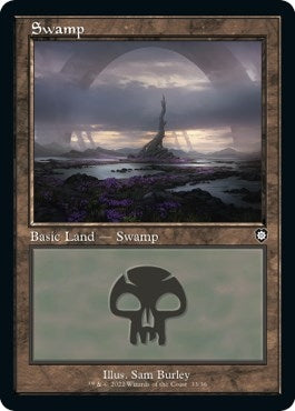 Image for Swamp (33) (Retro Frame) (33) - Magic: The Gathering