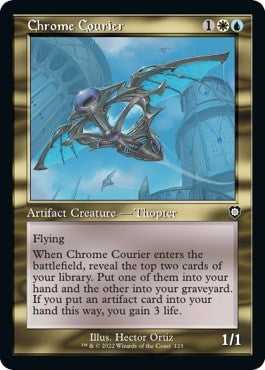 Image for Chrome Courier (Retro Frame) (123) - Magic: The Gathering