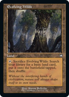 Image for Evolving Wilds (Retro Frame) (184) - Magic: The Gathering