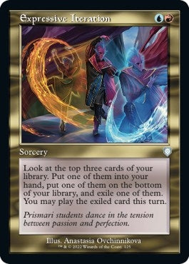 Image for Expressive Iteration (Retro Frame) (125) - Magic: The Gathering