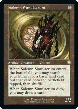 Image for Solemn Simulacrum (Retro Frame) (161) - Magic: The Gathering