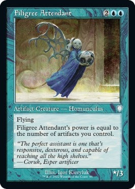 Image for Filigree Attendant (Retro Frame) (85) - Magic: The Gathering