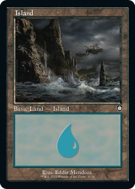 Image for Island (31) (Retro Frame) (31) - Magic: The Gathering