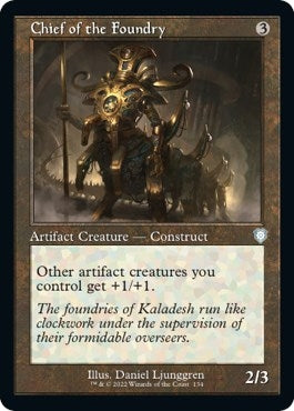 Image for Chief of the Foundry (Retro Frame) (134) - Magic: The Gathering