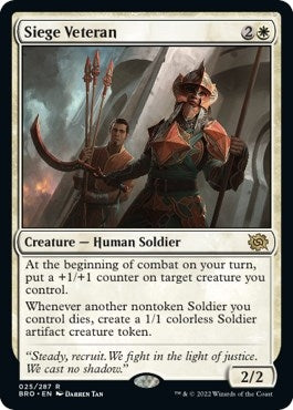 Image for Siege Veteran (25) (BRO) - Magic: The Gathering