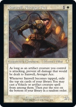 Image for Sanwell, Avenger Ace (Retro Frame) (5) - Magic: The Gathering