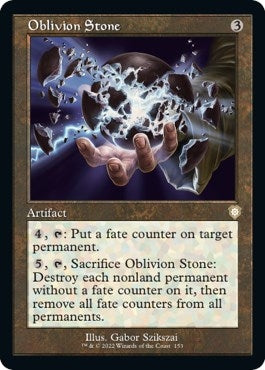 Image for Oblivion Stone (Retro Frame) (153) - Magic: The Gathering