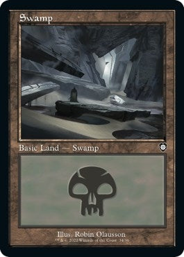 Image for Swamp (34) (Retro Frame) (34) - Magic: The Gathering