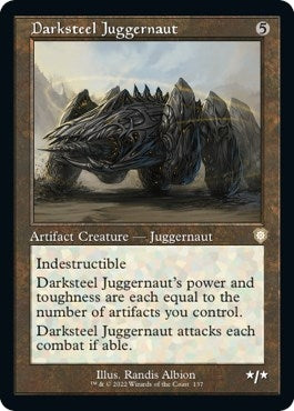 Image for Darksteel Juggernaut (Retro Frame) (137) - Magic: The Gathering