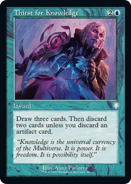 Image for Thirst for Knowledge (Retro Frame) (96) - Magic: The Gathering