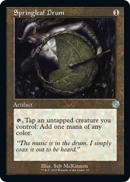 Image for Springleaf Drum (55) (The Brothers' War: Retro Frame Artifacts) (BRR) - Magic: The Gathering
