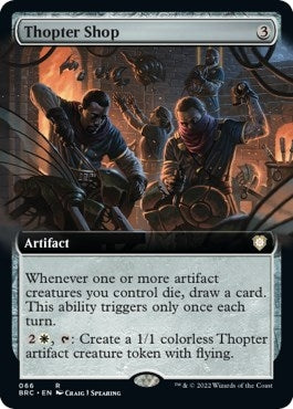 Image for Thopter Shop (Extended Art) (66) - Magic: The Gathering