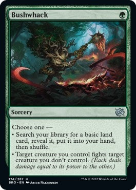 Image for Bushwhack (174) (The Brothers' War) (BRO) - Magic: The Gathering