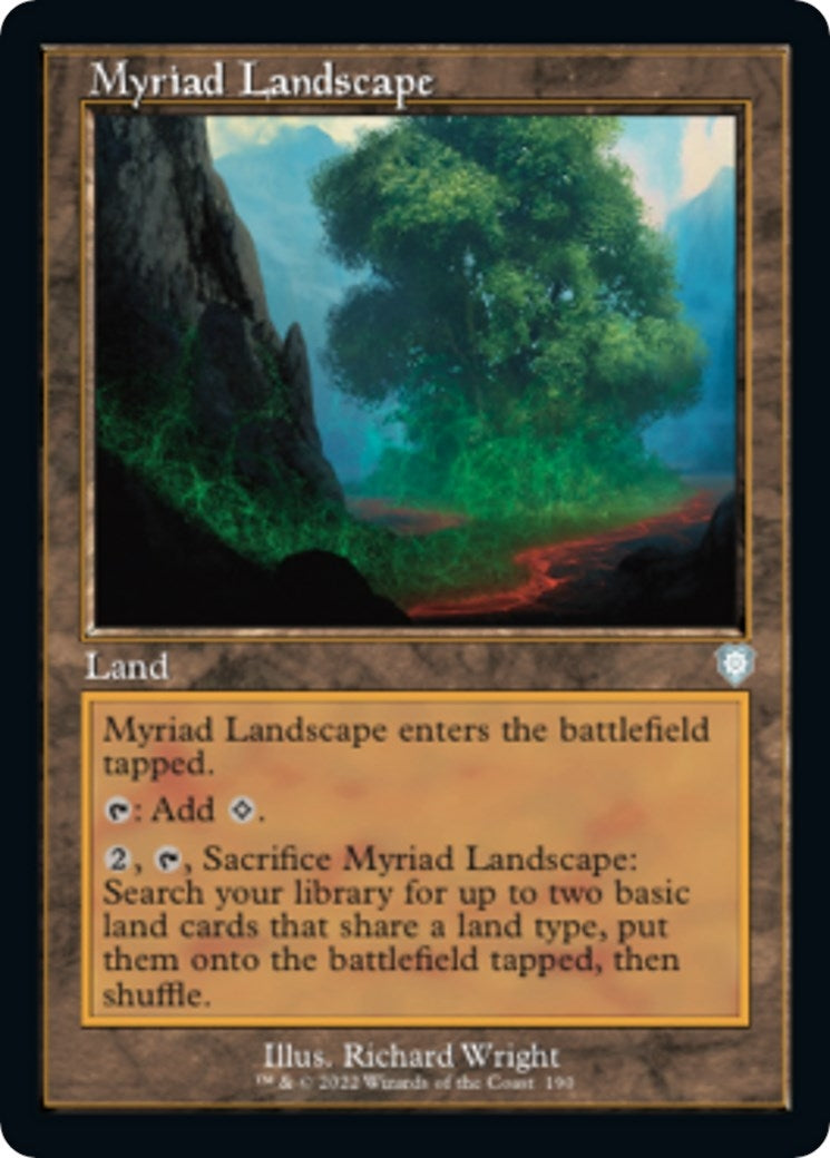 Image for Myriad Landscape (Retro Frame) (190) - Magic: The Gathering