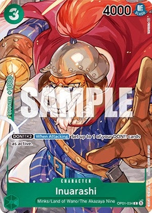 Inuarashi (Box Topper) (OP01-034) (Romance Dawn)