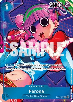 Perona (Box Topper) (OP01-077) (Romance Dawn)