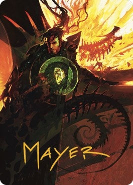 Image for Mishra's Command Art Card (Gold-Stamped Signature) (33) - Magic: The Gathering
