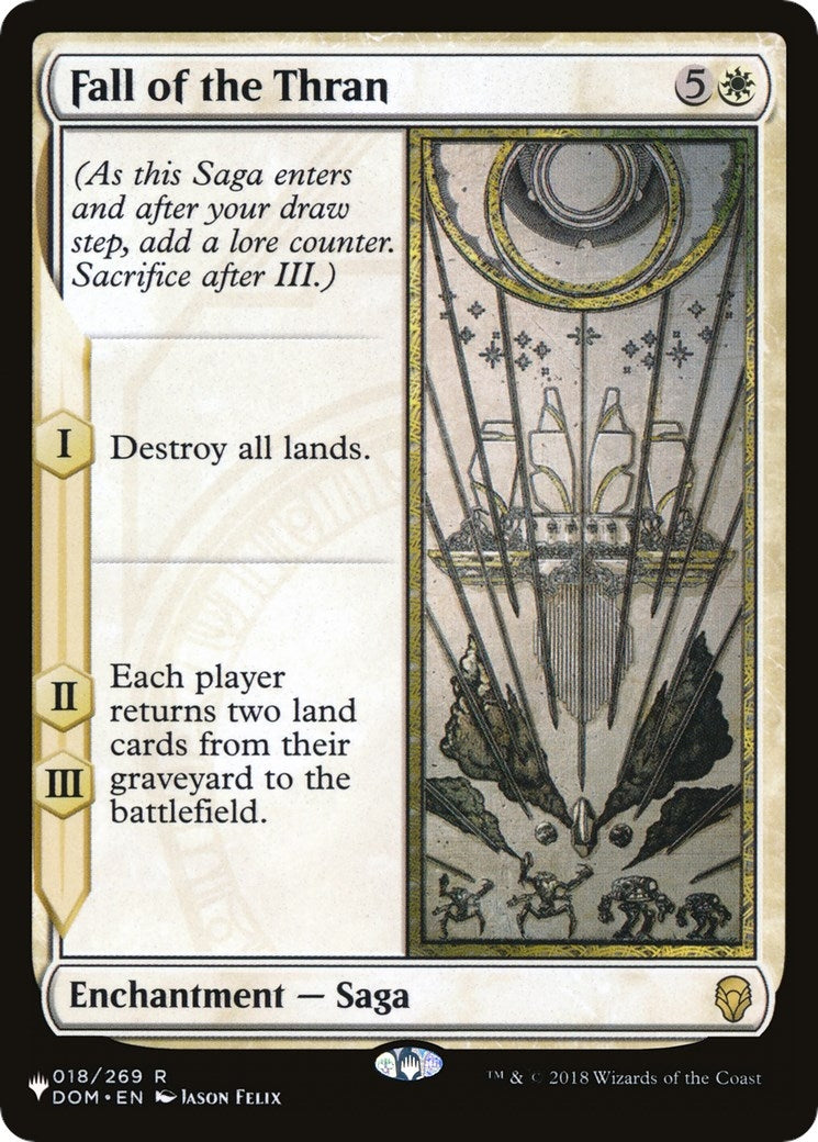 Fall of the Thran (018/269) (The List Reprints)