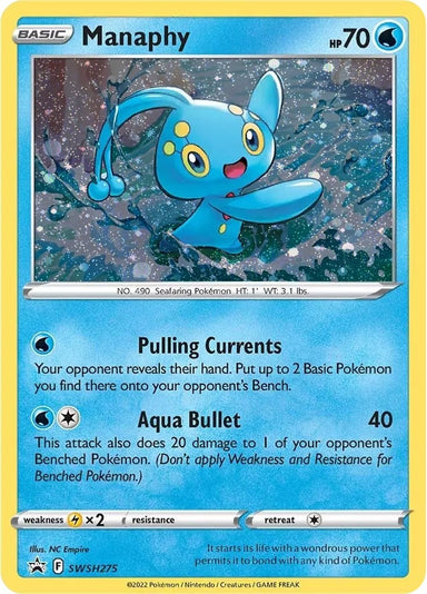 Image for Manaphy - SWSH275 (SWSH275) (SWSH: Sword & Shield Promo Cards) - Pokemon