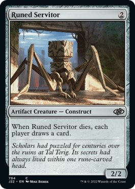 Image for Runed Servitor (794) (Jumpstart 2022) (J22) - Magic: The Gathering