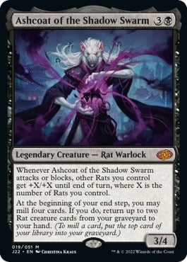 Image for Ashcoat of the Shadow Swarm (19) (Jumpstart 2022) (J22) - Magic: The Gathering