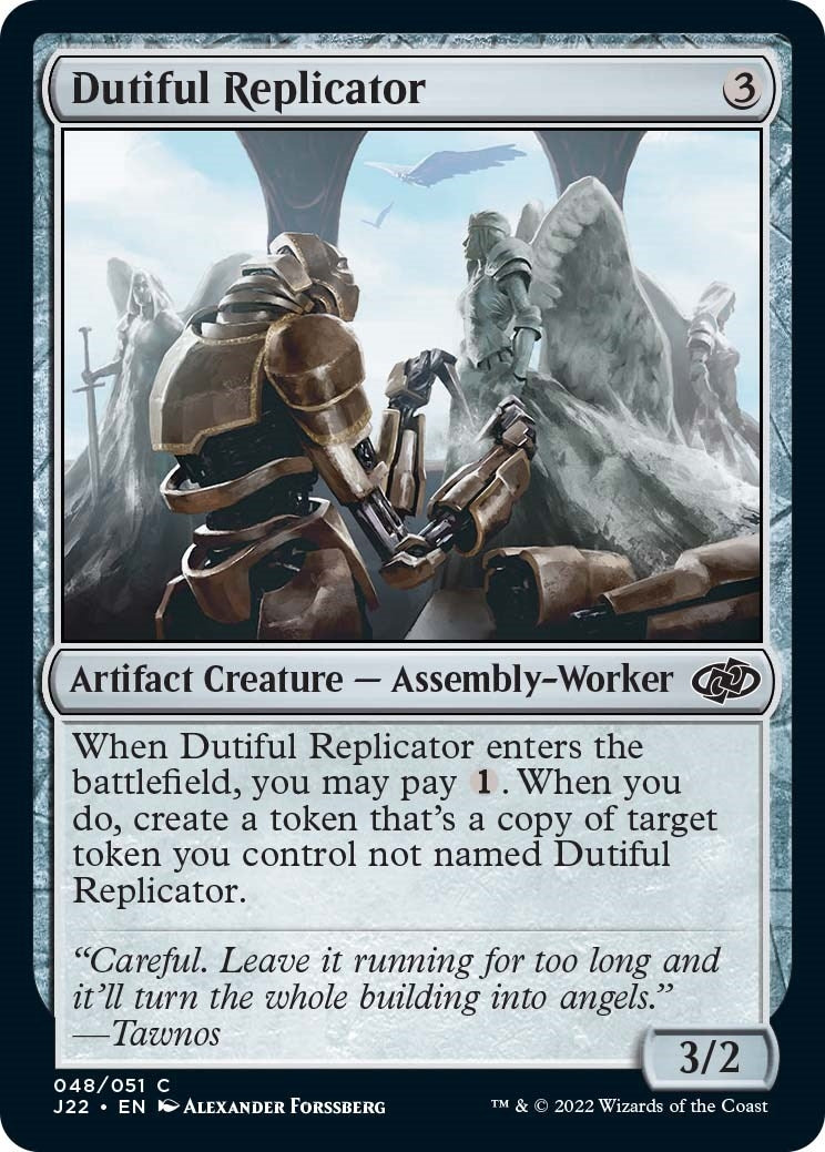 Image for Dutiful Replicator (48) (Jumpstart 2022) (J22) - Magic: The Gathering