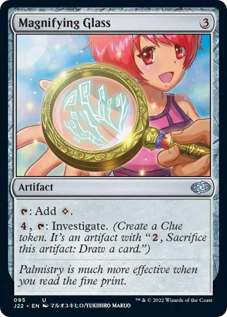 Image for Magnifying Glass (95) (Jumpstart 2022) (J22) - Magic: The Gathering