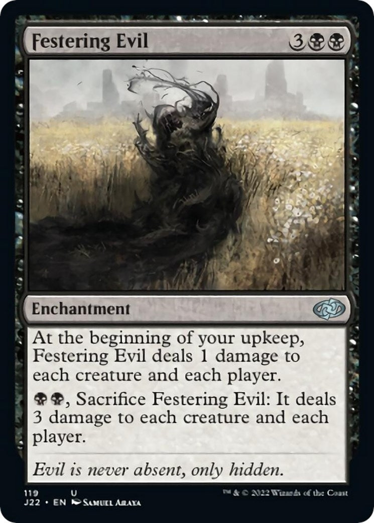 Image for Festering Evil (119) (Jumpstart 2022) (J22) - Magic: The Gathering