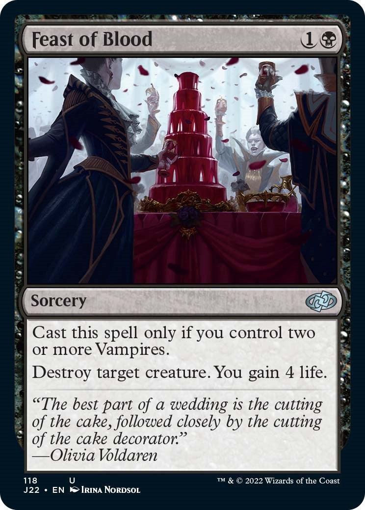 Image for Feast of Blood (118) (Jumpstart 2022) (J22) - Magic: The Gathering