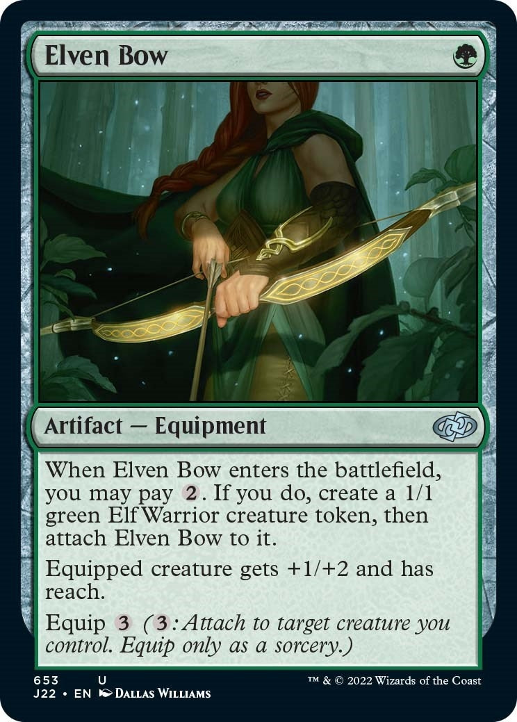 Image for Elven Bow (653) (Jumpstart 2022) (J22) - Magic: The Gathering