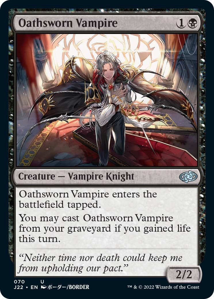 Image for Oathsworn Vampire (70) (Jumpstart 2022) (J22) - Magic: The Gathering