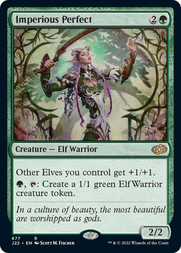 Image for Imperious Perfect (677) (Jumpstart 2022) (J22) - Magic: The Gathering
