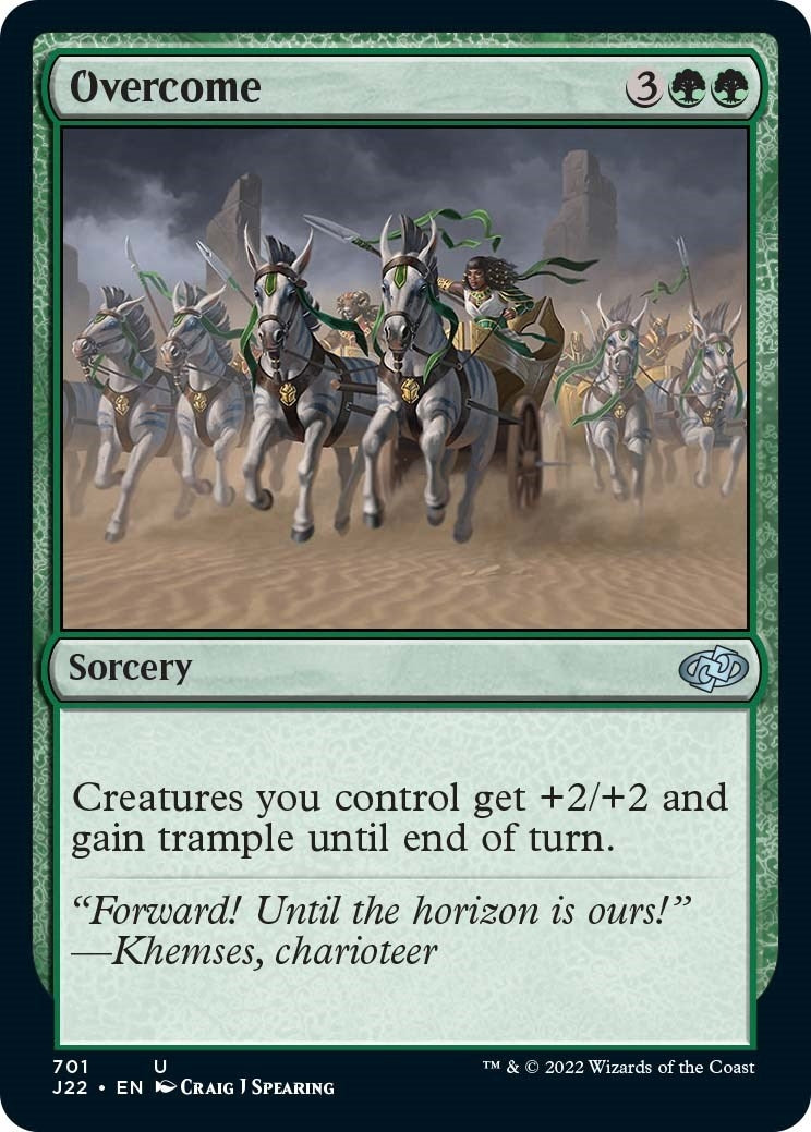 Image for Overcome (701) (Jumpstart 2022) (J22) - Magic: The Gathering