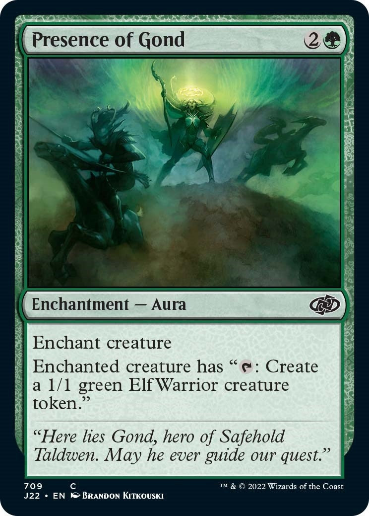 Image for Presence of Gond (709) (Jumpstart 2022) (J22) - Magic: The Gathering