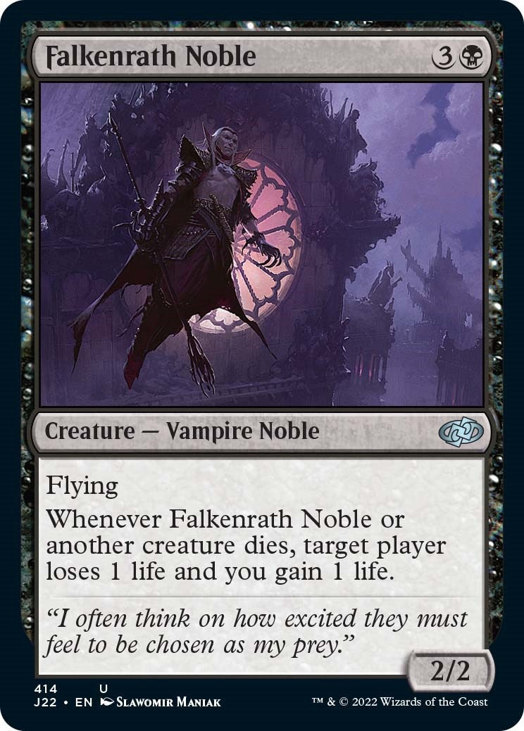 Image for Falkenrath Noble (414) (Jumpstart 2022) (J22) - Magic: The Gathering