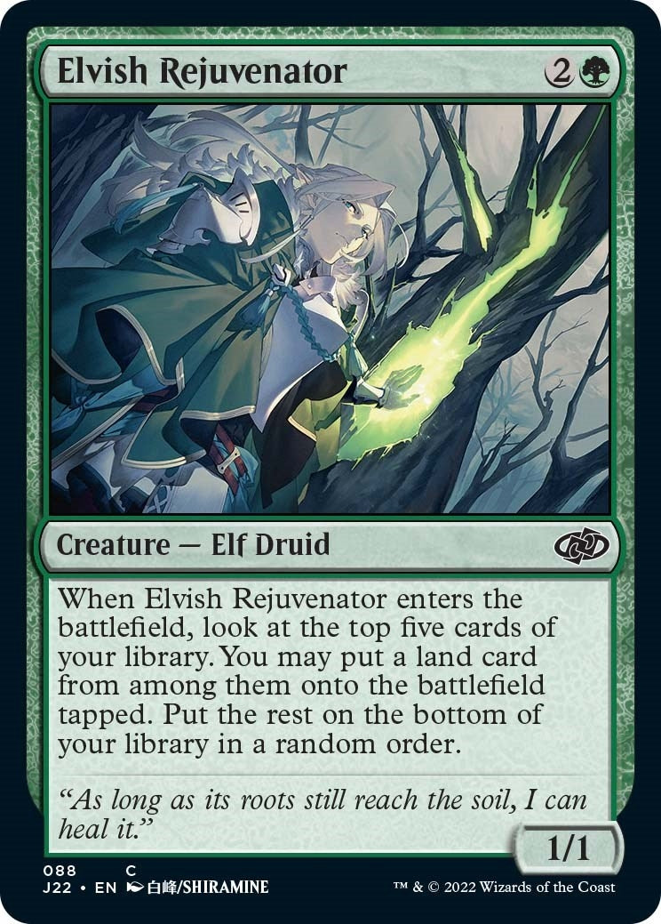 Image for Elvish Rejuvenator (88) (Jumpstart 2022) (J22) - Magic: The Gathering