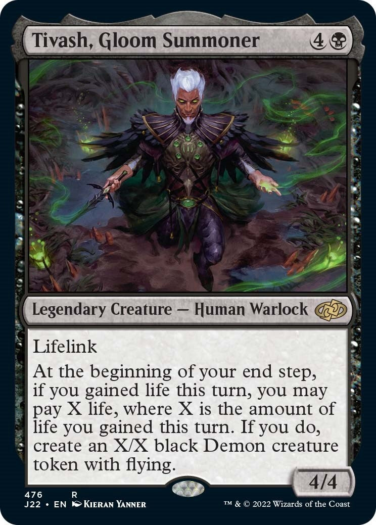 Image for Tivash, Gloom Summoner (476) (Jumpstart 2022) (J22) - Magic: The Gathering