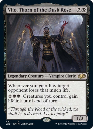 Image for Vito, Thorn of the Dusk Rose (487) (J22) - Magic: The Gathering