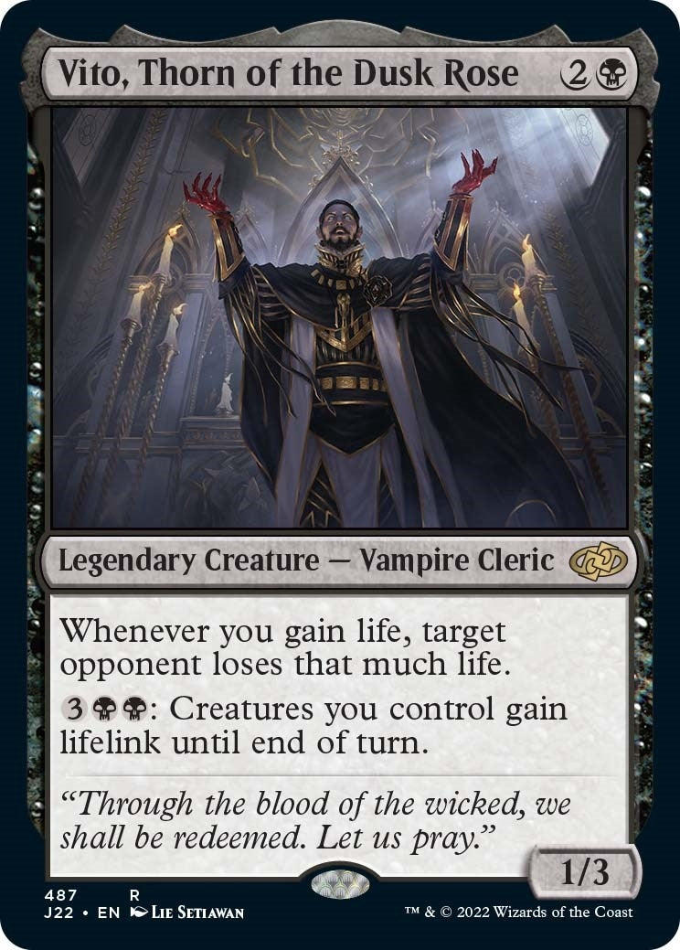 Image for Vito, Thorn of the Dusk Rose (487) (J22) - Magic: The Gathering