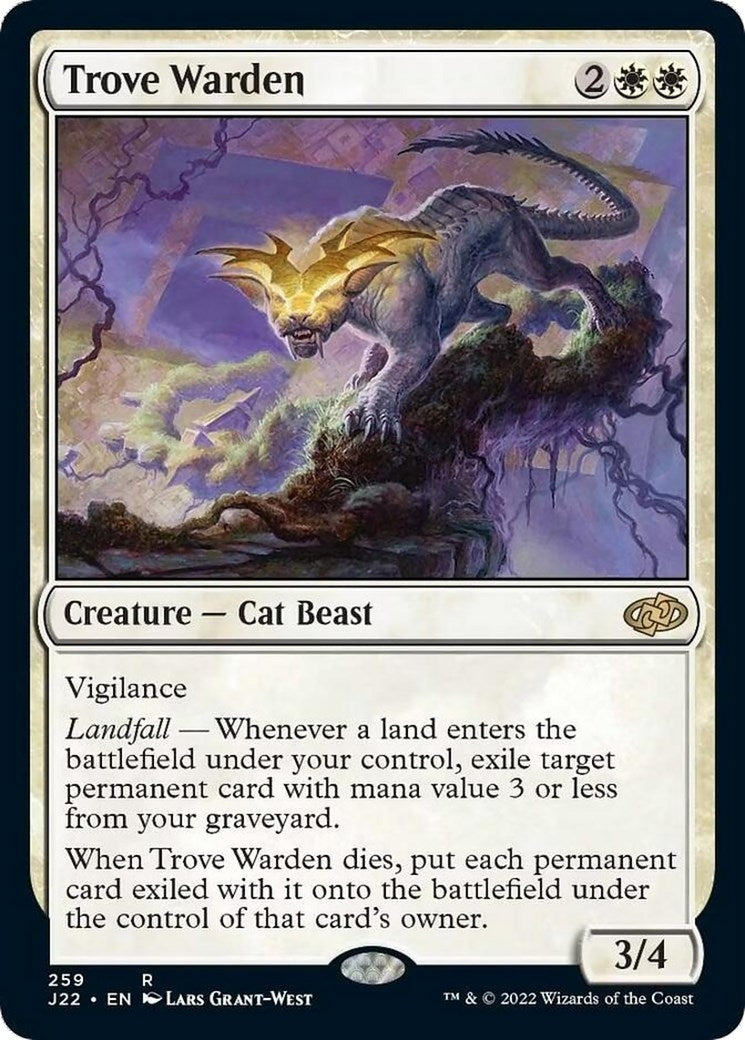 Image for Trove Warden (259) (Jumpstart 2022) (J22) - Magic: The Gathering
