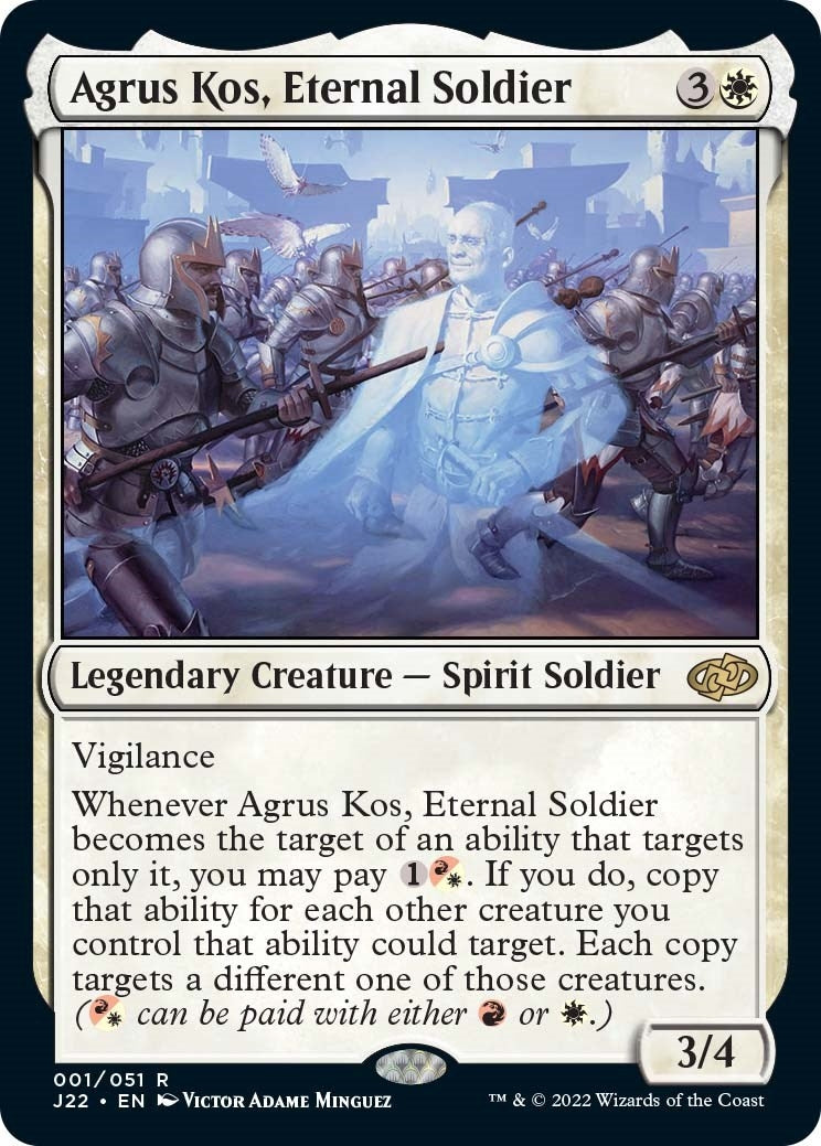Image for Agrus Kos, Eternal Soldier (1) (Jumpstart 2022) (J22) - Magic: The Gathering