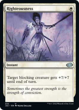 Image for Righteousness (235) (Jumpstart 2022) (J22) - Magic: The Gathering