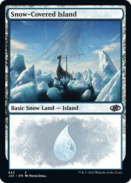Image for Snow-Covered Island (833) (Jumpstart 2022) (J22) - Magic: The Gathering