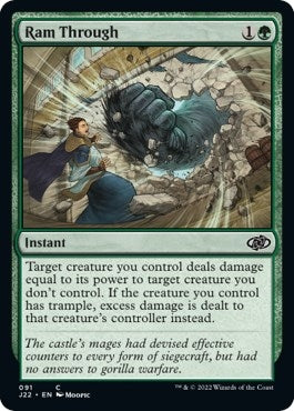 Image for Ram Through (91) (Jumpstart 2022) (J22) - Magic: The Gathering